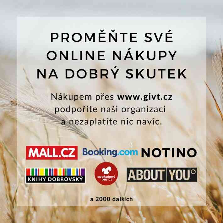 Proměňte své online nákupy na dobrý skutek